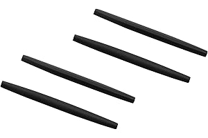 Handwith 2 Pairs Soft Silicone Sunglass Ear Socks for Oakley Limit Switch OX5119/Limit Switch OX5121/Trench, Anti-Slip Comfort Fit Glasses Arm Grips Spare Parts Replacement Kit Black