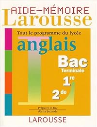 Anglais, bac terminale, 1re, 2de