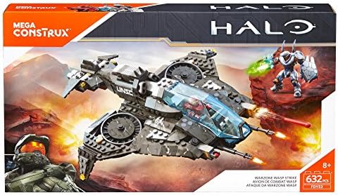 mega construx halo 5 warzone wasp strike building set