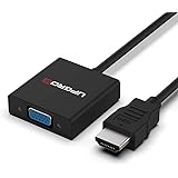 UPGROW HDMI to VGA Adapter HDMI Male to VGA Female Converter Support Computer, Desktop, Laptop, PC, Monitor, Projector, HDTV,