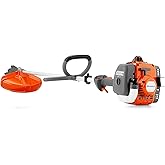 Husqvarna 122RJ Brushcutter, Multi-Purpose Gas Brush Cutter Tool with String Trimmer Head and Grass Blade, Includes Adjustabl