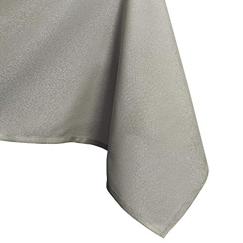 AmeliaHome Lotus Effect Water-Repellent Tablecloth Tablecloths Table Cover Waterproof Polyester Cappuccino Empire 140 x 240 cm Oval