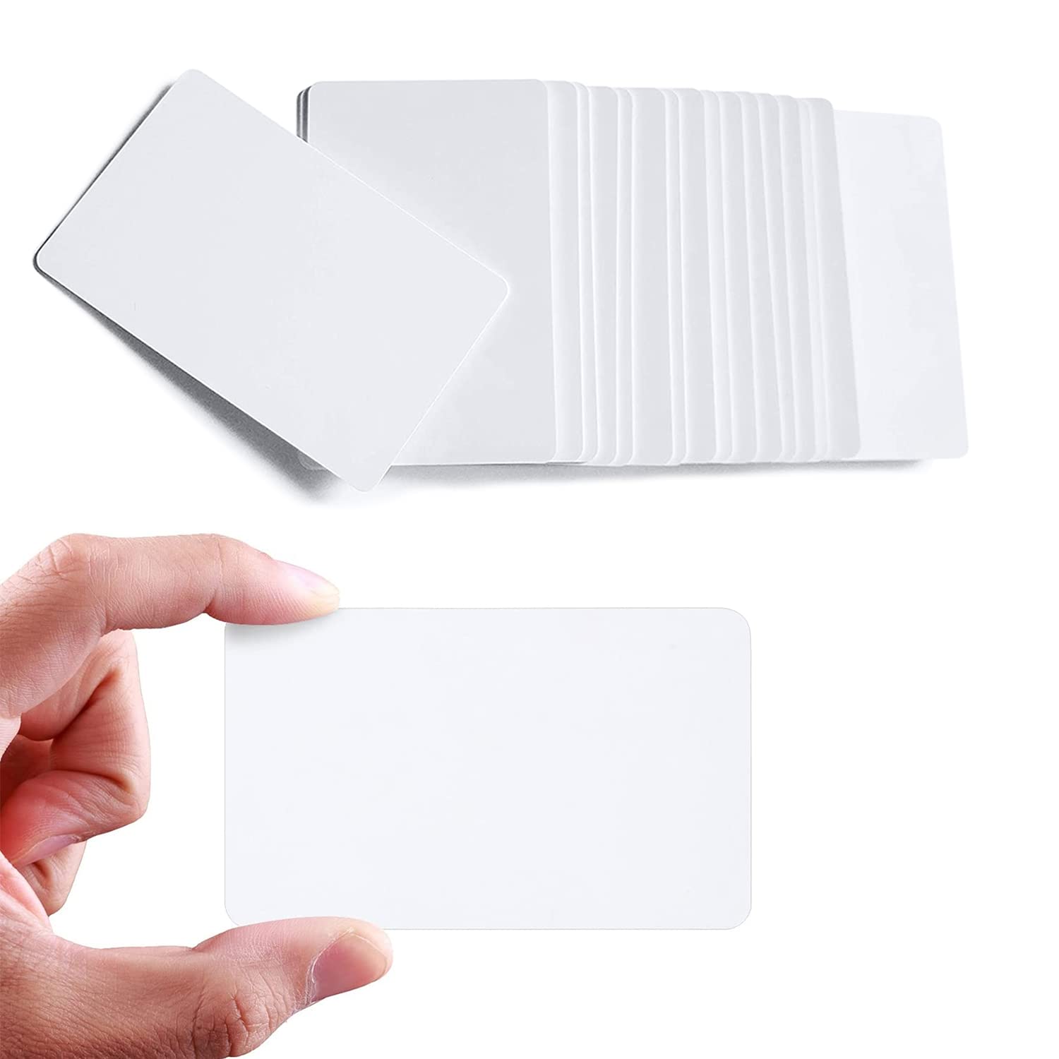 20 X Inkjet PVC NFC Cards with NFC Chip NXP NTAG215 NFC Tag Compatible with Epson & Canon Inkjet Printers, Blank Card, Waterproof & Double Sided Printing, Compatible with Amiibo and TagMo-TimesKey