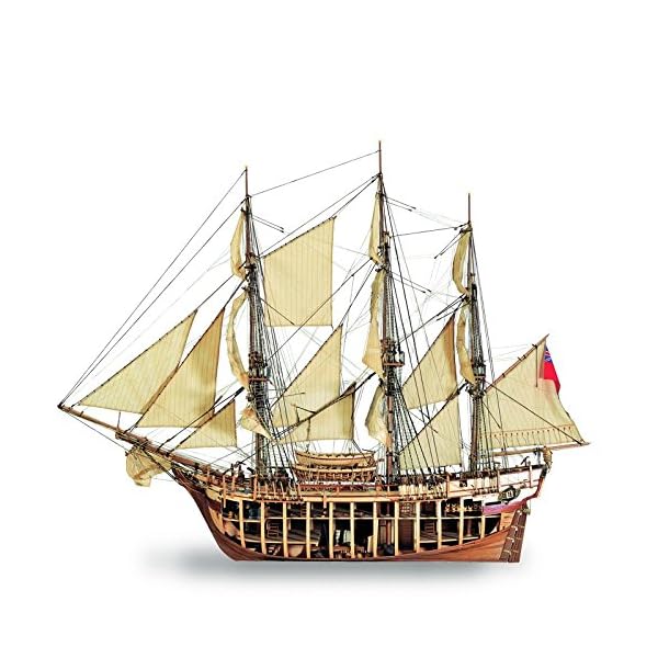 Artesania Latina 22810. Schiffsmodell aus Holz Britische Großsegler HMS Bounty Maßstab 1:48. Modellbausatz zum Bauen – Bild 4