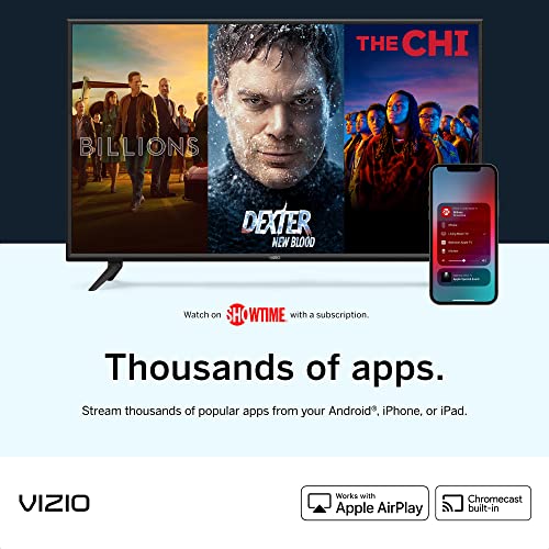 VIZIO 43Inch VSeries 4K UHD LED HDR Smart TV with Apple AirPlay and