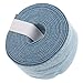 No brand Off-brand products Kraft Denim Ribbon Edge Edge Ribon Bowknot Bow making DIY For handicrafts Sewing Cloth All 2 Color 2 Sizes Size selection research - Light blue, 4 cm2 M