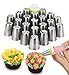 GENATION Russian Piping Tips – Cake Decorating Supplies Kit – For Professional, Beginner and Kids - 45 Piece Set