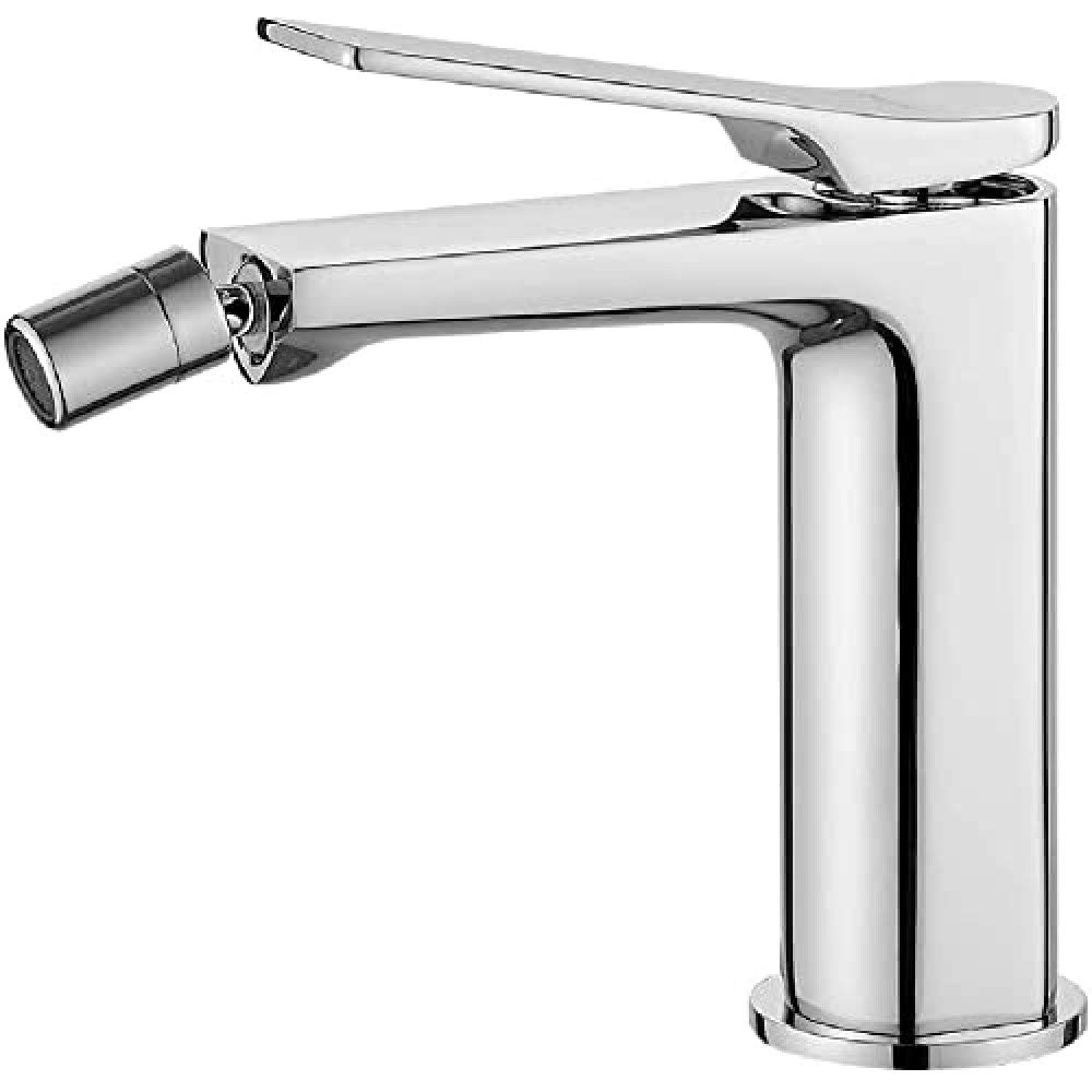 Ibergrif-M15004-Praga-Grifo-de-Bide-Mezclador-de-Lavabo-Cromo-Plata