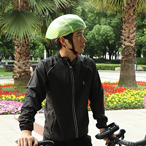 West Biking Bike Helmet Rain Cover Waterproof Dustproof, Reflective