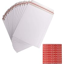 9 X 12 In. Self Seal Photo Document Mailers 450gsm Cardboard Envelopes For CDs Photos Documents 100 Pack 344PH01222D - The Home Depot