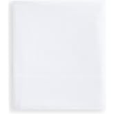 Linen Closet 100% Cotton Percale Queen Fitted Sheet Only, White - Deep Pocket Bottom Sheet with Elastic Corner Straps - Crisp, Breathable &amp; Cooling Sheets - Fitted Bed Sheets (60"W x 80"L)