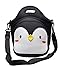Cute Lunch Bag, MoreTeam Insulated Neoprene Large Lunch Tote Box for Kids, Women with Adjustable Shoulder Strap, Compact, Reusable, Easy to Wash, Penguin