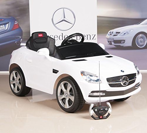 Mercedes Benz SLK350 Kids Ride On Car 6V Battery Powered Wheels /Remote Controlled - White