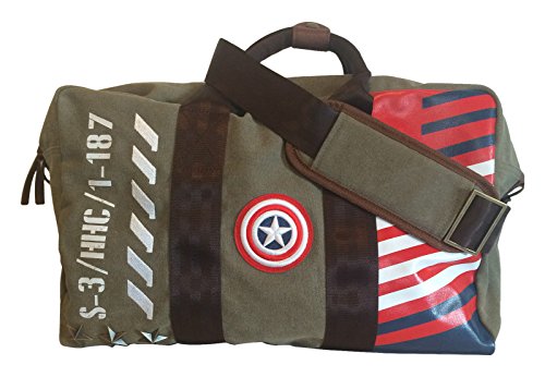 BB Designs Cap'n America Vintage Military Canvas Duffel Bag