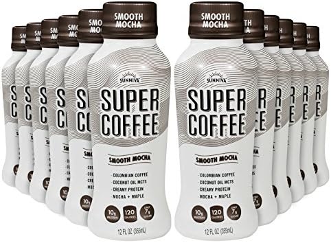 SUNNIVA Super Coffee Smooth Mocha, Pack Of 12