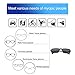 TERAISE Polarized Clip-on Sunglasses Over Prescription Glasses Anti-Glare UV400 for Men