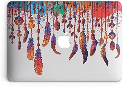 GoodMoodCases Plastic Hard Case Cover for MacBook Air 13-inch 2011-2015 (A1369 & A1466) without CD Rom - Dream Catcher Feather