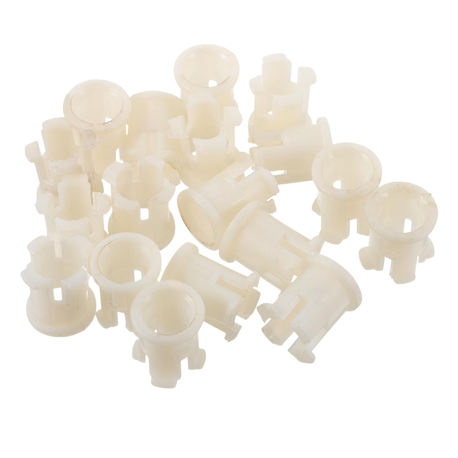 DIYEAH 20pcs Pole Caster Rubber Cap Receptacle Outlet Valve Stem Furniture Casters Small Stem Sleeve Sockets Small Socket Insert To Rotate Reusable Reusable Plastic Hub Computer Chair