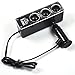 SODIAL(R) 3 WAY MULTI SOCKET CAR CIGARETTE LIGHTER SPLITTER USB PLUG CHARGER DC 12V/24V Triple ADAPTER With USB Port