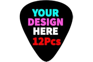Byxhuc 12-1200 Pcs Personalized Guitar Picks for Acoustic Guitars, Thin Medium Heavy Custom Guitar Pick, Funny Guitars Pick f