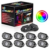 RGB LED Rock Light 8 Pods, AKD Part Underglow