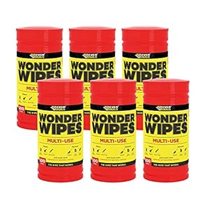 Everbuild WIPE80X6 Wonder veegt af, 6 buizen van 100 doekjes