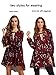 Romwe Women's Floral Print Long Sleeve Summer Loose Tunic Beach Dress Burgundy M