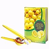 Lemon Squeezer From Eazy Homeware - Hand Juicer - Professional Citrus Juicer Premium Quality Bundle - Eazy Squeezer & E-book - Squeezing Lemons Will Never Be the Same With This Unique Design & Finish
