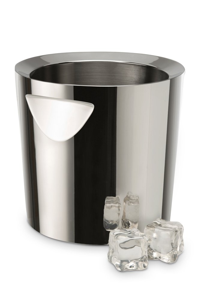 Braisogona Bella Stainless Steel Double Wall Champagne Bucket, 4 L, Silver, 4L