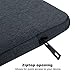 MoKo Sleeve Bag for 7-8 Inch Kindle E-Reader/Amazon Tablet, Polyester Pouch Case Fit All Fire HD 8, Fire 7/ Fire HD 8 Kids Edition 2017, Kindle Oasis 2017, Kindle (8th Gen, 2016) - Space Gray