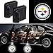 For Pittsburgh Steelers Car Door Led Welcome Laser Projector Car Door Courtesy Light Suitable Fit for all brands of cars (Pittsburgh Steelers)