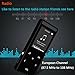 Bluetooth MP3 Player ,Newiy Start 8GB Lossless Sound Music Player Build-in Speaker Portable Touch Button Audio Player With FM Radio/Voice Recorder (Expandable UP to 64GB)