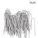 AAGUT Garden Stakes Pins, Landscape Staples 250 Pack 6 Inch 11-Gauge Galvanized Lawn Stake for Dog Fence, Weed Barrier Fabric, Ground Cover, Irrigation Tubing Soaker Hose, Chicken Wire