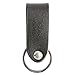 Saim Leather Belt Loop Keychain, Stainless Steel Keychain with Key Chain Ring Design Faux Leather Belt Loop Key Chain 1 Pcs
