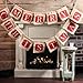 Factory Direct Craft 100% Natural Jute Burlap Merry Christmas Garlands for Holiday Decor, Displaying and Embellishing