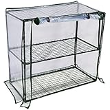 Abba Patio 2 Tier Mini Greenhouse Portable Lawn and Garden Green House, 40"L x 20"W x 36"H