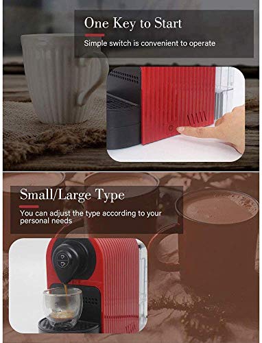 YAeele Kaffeemaschine, Italienisch Kapsel Kaffeemaschine, Haushaltsbüro Automatische kleine Kapsel Kaffeemaschine… – Bild 5