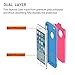 iPhone 6 Cases, Vogue Shop 2in1 Hybrid Hard PC Cover and Inner Soft Silicone Corner Protection High Impact Defender Combo Shell Phone Case for iPhone 6 6s 4.7 inch-Rose