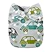 ALVABABY New Printed Design Reuseable Washable Pocket Cloth Diaper Nappy + 2 Inserts YD09