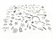100g Mixed Charms Pendants Assorted DIY Antique Bronze Charms Pendant for Crafting Bracelet Necklace Jewelry Findings Jewelry Making Accessory (Silver)