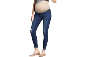 Hybrid & Company Ultimate Comfort Women's Maternity Slim Fit Stretch Jeans