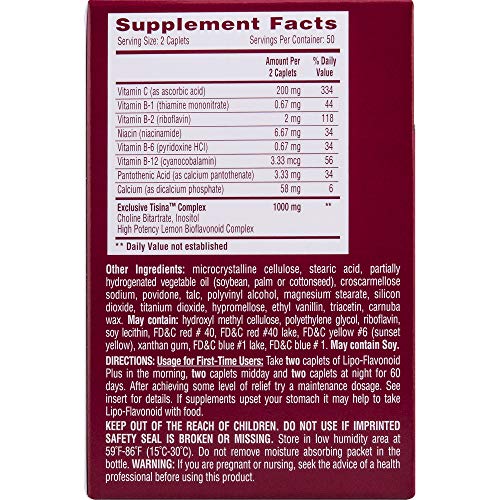 LipoFlavonoid Plus Ear Health Supplement Most Effective Over The