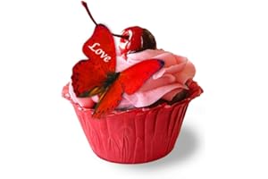 Sugar Robot Inc. Edible Butterflies Large Size Premium Crafted Made in the USA Cake and Cupcake Toppers, Decoration (Love)