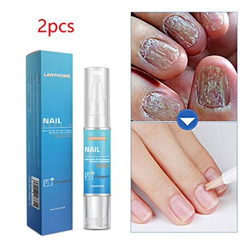 GD Gmgod❤️❤️NailCare Nail Regen Bio-Pen Nail Care Pen Effective Fragile Nail Repair 2pcs Blue