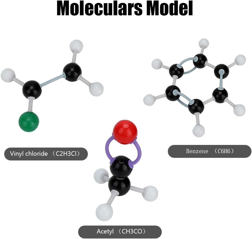 Hztyyier 267Pcs Molecular Model Kit Chemistry Inorganic and Organic ...