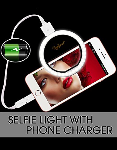 image for Raphycool Selfie Light Ring Lights 36 LED Circle Light Clip-On Phone C