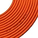GLS Audio 25ft Mic Cable Cord - XLR Male to XLR Female Cables - 25' Balanced Mike Cord - Orange