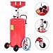 Goplus 20 Gallon Portable Waste Oil Drain Tank Air Operated Heavy Duty Height Adjustable (Height 44.5