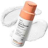 Hanskin Vitamin C Glow Powder Cleanser – Korean Brightening, Exfoliating Face Wash | Papaya Enzyme + Vitamin C for Radiant, Smooth, Even-Toned Skin | Gentle Daily Powder-to-Foam Cleanser | 2.36 fl oz