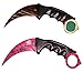 KARAMBIT Tactical Knife By Magnolia Gear | CSGO Knife | Neck Knife Easy To Carry with Rope, Sheath and Sharpener | Perfect Hunting Knife, Fishing Gear Camping, Survival or Personal Self Defense